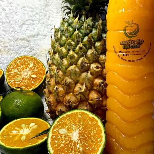 Hình ảnh ÉP CAM THƠM/ Chai nguyên chất, không đường không đá