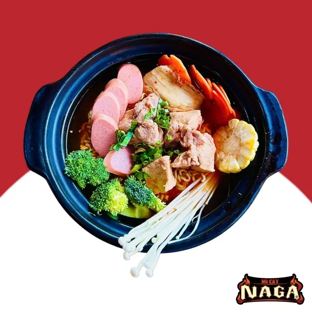 Hình ảnh MÌ Kim Chi Sườn Sụn NAGA