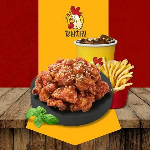 Hình ảnh Combo gà Gangjeong sốt truyền thống