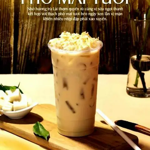 Hình ảnh Trà sữa phô mai tươi Full Topping