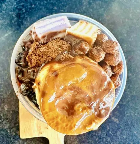 Hình ảnh Milo Dầm Bánh Flan Size M