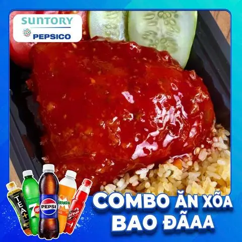 Hình ảnh Combo Cơm Gà Sốt Cay + Nước Ngọt SPVB