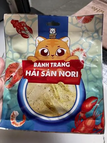 Hình ảnh Bánh tráng hải sản Nori Mèo Food 