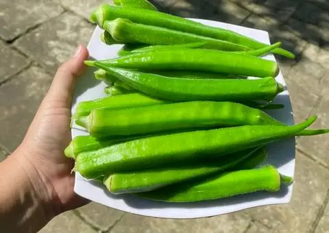 Hình ảnh Đậu bắp luộc thơm ngon