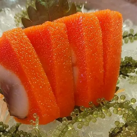 Hình ảnh Sashimi Cá Trích ép trứng 