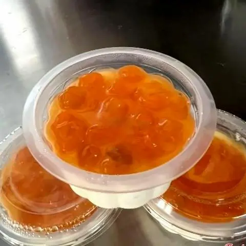 Hình ảnh Panna cotta đào hộp 100 ml