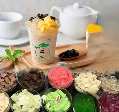 Hình ảnh Trà lài sữa ô long full topping