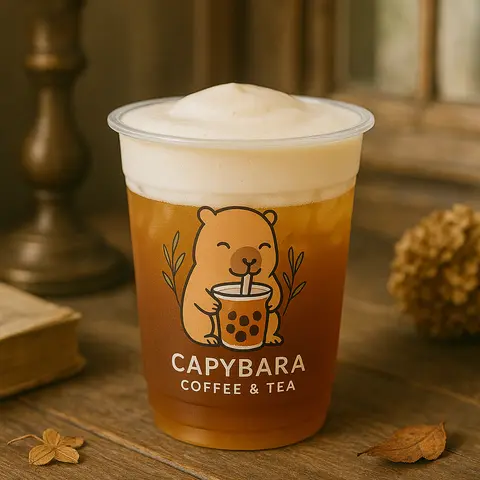 Hình ảnh Hồng trà macchiato