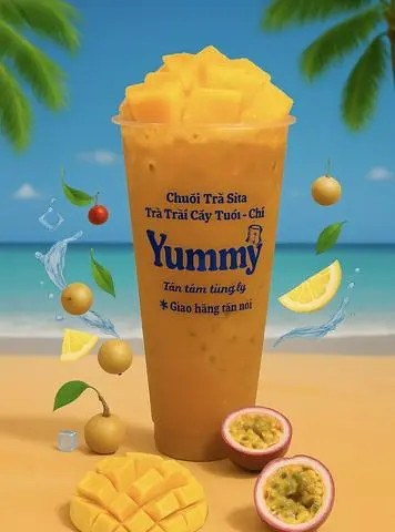 Hình ảnh Trà Xoài Chanh Dây 