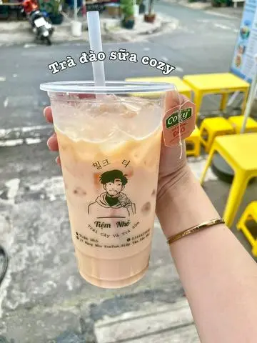 Hình ảnh Trà Đào Sữa Cozy