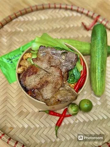 Hình ảnh Mì SƯỜN HEO Sốt BBQ