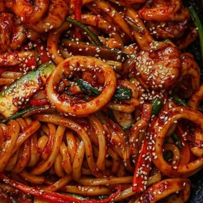 Hình ảnh Mì Xào Hải Sản Hàn Quốc