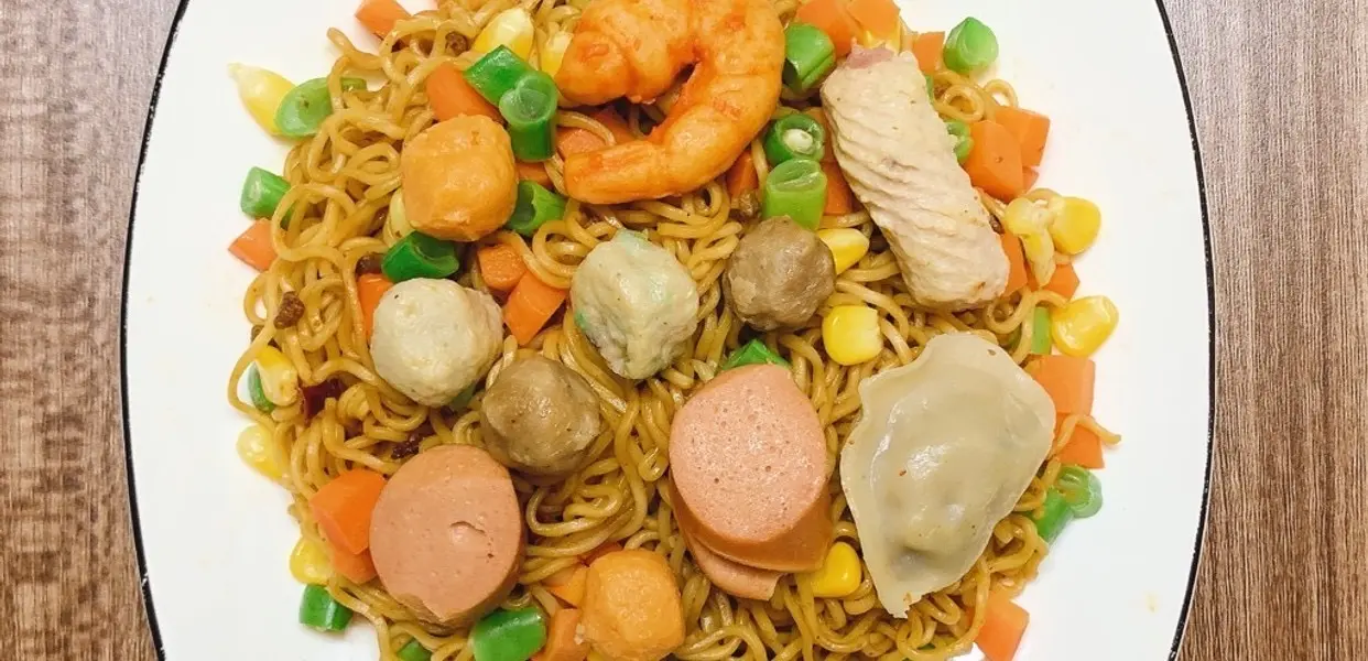 Hình ảnh Mì trộn Indomie trứng 