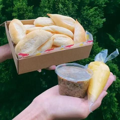 Hình ảnh BÁNH MÌ MINI + PATE GAN SET NHỎ