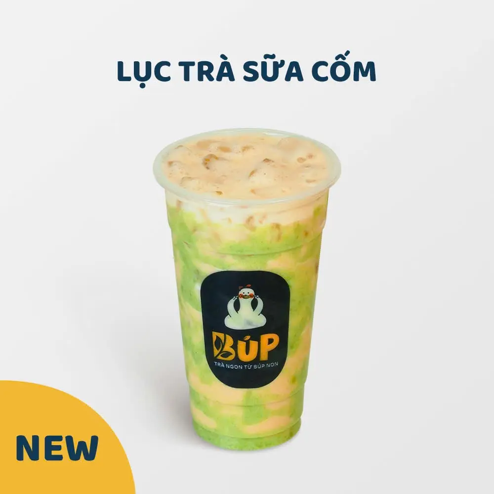 Hình ảnh Lục trà sữa cốm