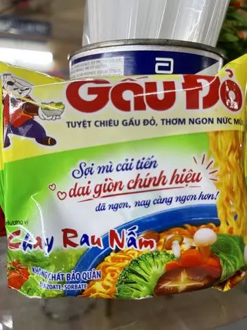 Hình ảnh mì gấu đỏ (1 gói)