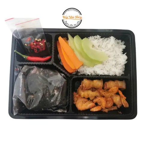 Hình ảnh Cơm thịt kho tép