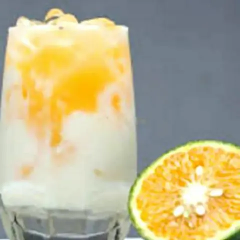 Hình ảnh Yaourt Cam nha đam ( ly 700ml )
