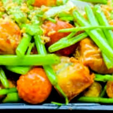 Hình ảnh Cá viên chiên mắm tỏi size lớn