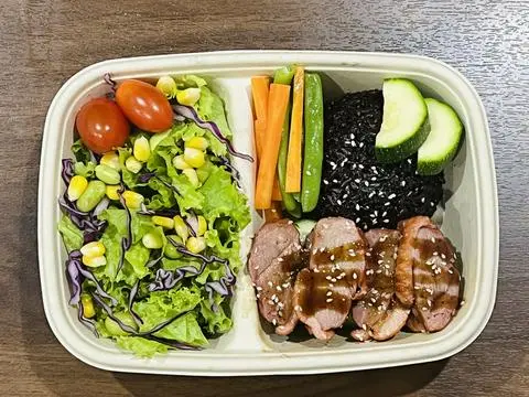 Hình ảnh cơm lườn ngỗng sốt Teriyaki 