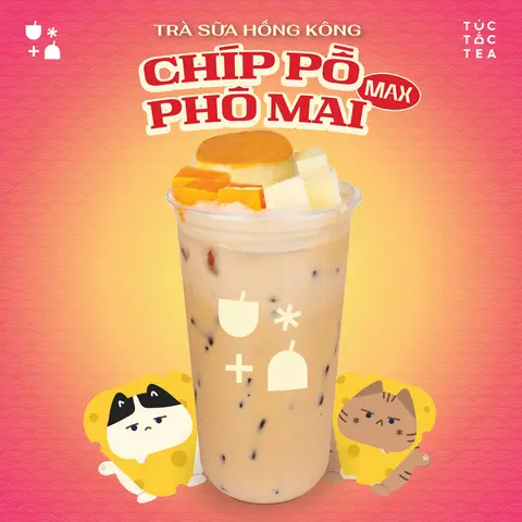 Hình ảnh TRÀ SỮA HONGKONG CHÍP BỒ PHÔ MAI