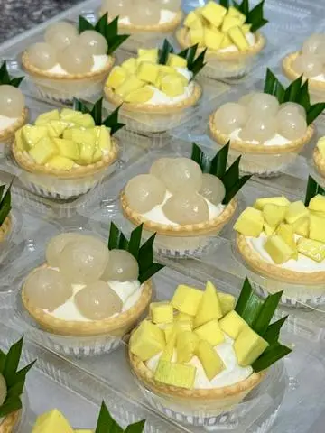 Hình ảnh bánh tart trái cây tươi ( 1 hộp 2 bánh ) 