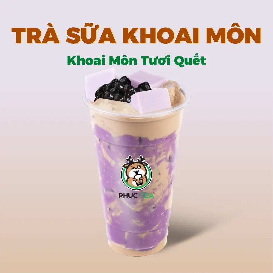 Hình ảnh Trà Sữa Khoai Môn Tươi Quết (Size M)