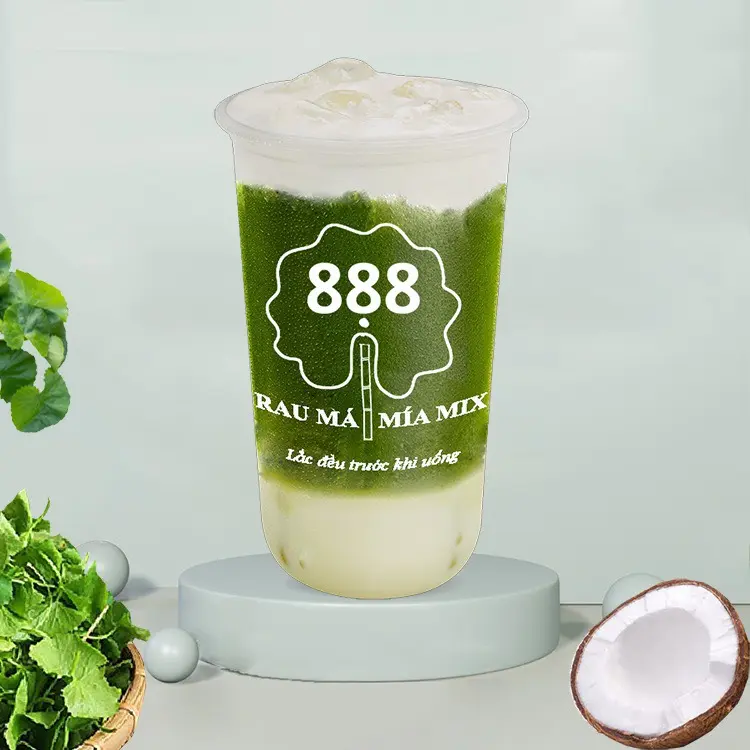 Hình ảnh CB5: Rau Má Sữa Dừa + Khúc Bạch Socola, Trân Châu Trắng