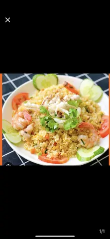 Hình ảnh cơm chiên hải sản
