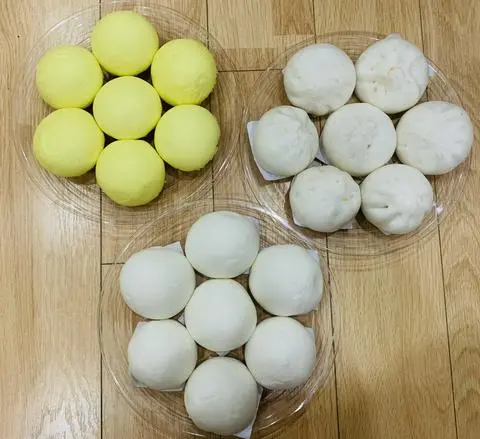 Hình ảnh bánh bao kim sa tan chay(2 cái)