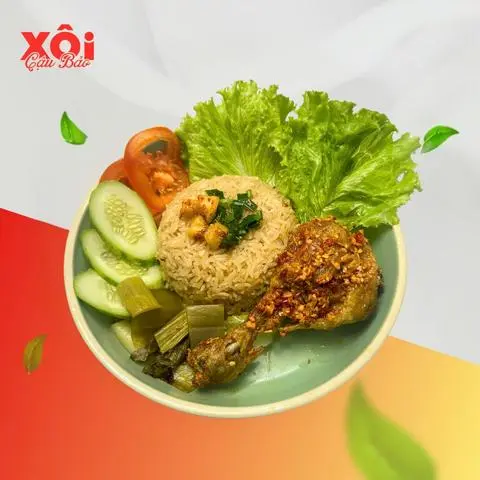 Hình ảnh ComboCơm đùi gà chiên mắm - Canh - Yogurt tráng miệng