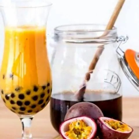 Hình ảnh Trà sữa chanh dây