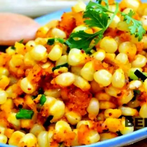 Hình ảnh Bắp nếp xào nhỏ