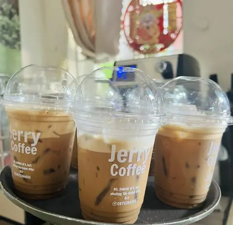 Hình ảnh Cà Phê Sữa Pha Máy