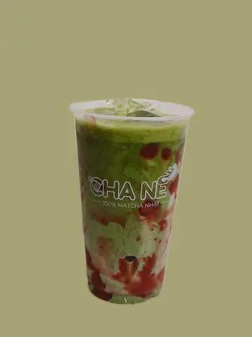 Hình ảnh Strawberry matcha latte
