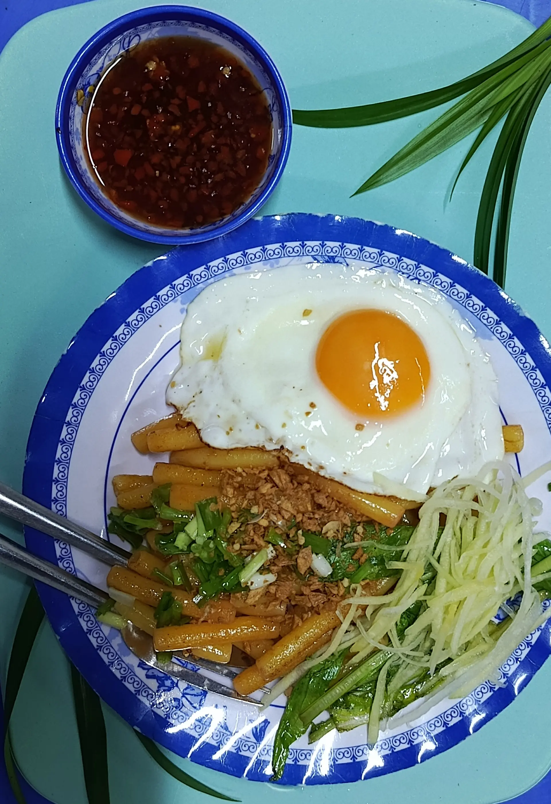 Hình ảnh mì xào 2 trứng 