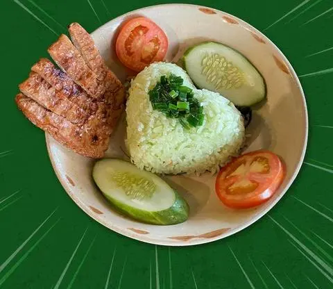 Hình ảnh cơm tấm sườn bì chay