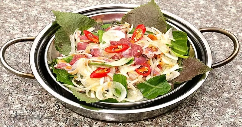 Hình ảnh Bò Hấp Lá Tía Tô
