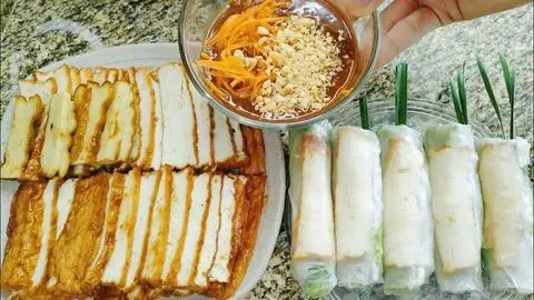 Hình ảnh Gỏi cuốn chay