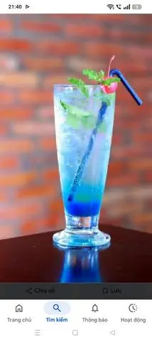 Hình ảnh soda ( chanh, blue, bạc hà, dâu, đào, vải, nhỏ, Việt quất)
