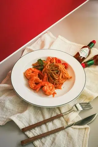 Hình ảnh Rose Shrimp Pasta