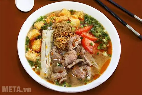 Hình ảnh Bún riêu cua - thịt bò tái
