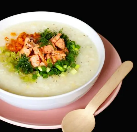 Hình ảnh Cháo Cá Hồi