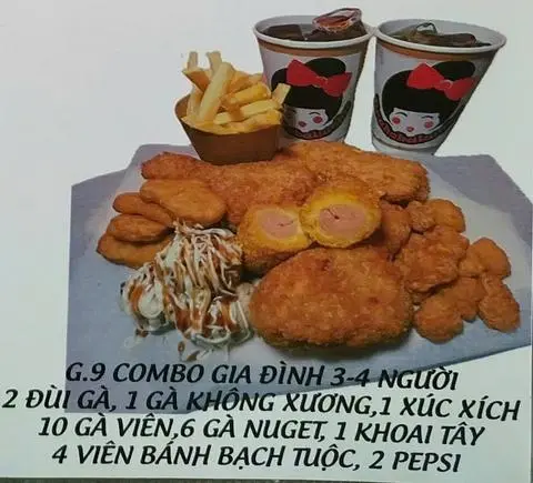 Hình ảnh G.9 COMBO GIA ĐÌNH 3-4 NGỪOI