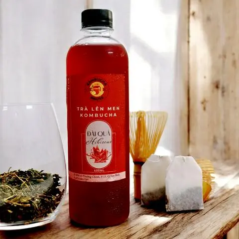 Hình ảnh Kombucha Đài Quả - Hibiscus | 500ml