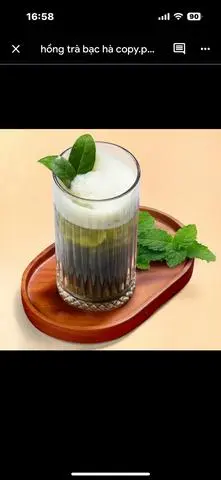 Hình ảnh Hồng Trà Bạc Hà 