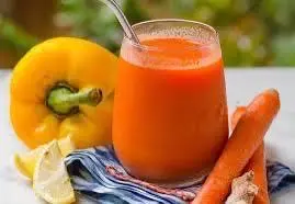 Hình ảnh Juice bell peppers and carrots