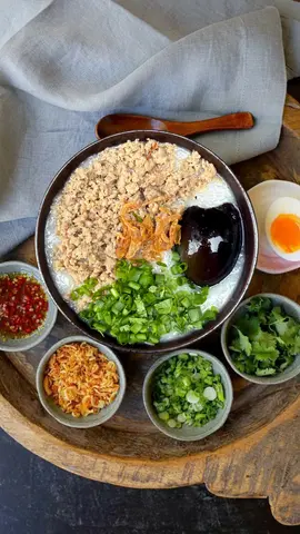 Hình ảnh Cháo thịt bằm bắc thảo nửa trứng