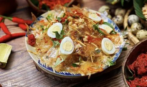 Hình ảnh Bánh Tráng Sợi Trộn