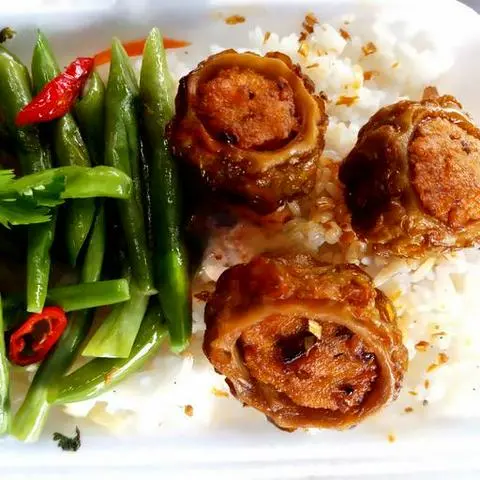 Hình ảnh Cơm khổ qua dồn kho